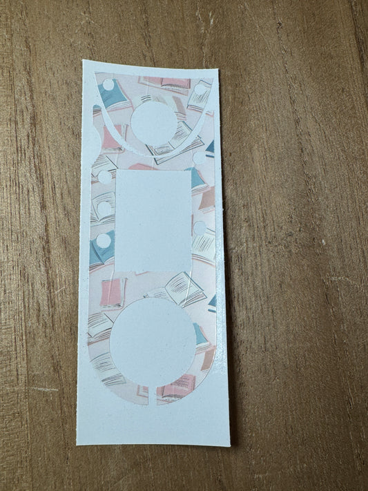 #32 Books on Pink Vocera Skin