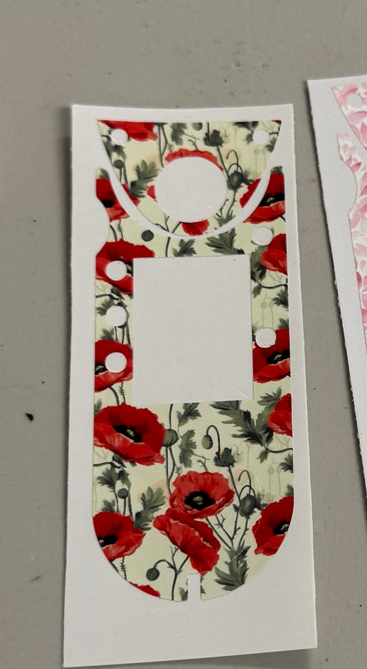 #79 Poppies Vocera Skin