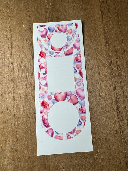 #4 Pink & Purple Hearts Vocera Skin