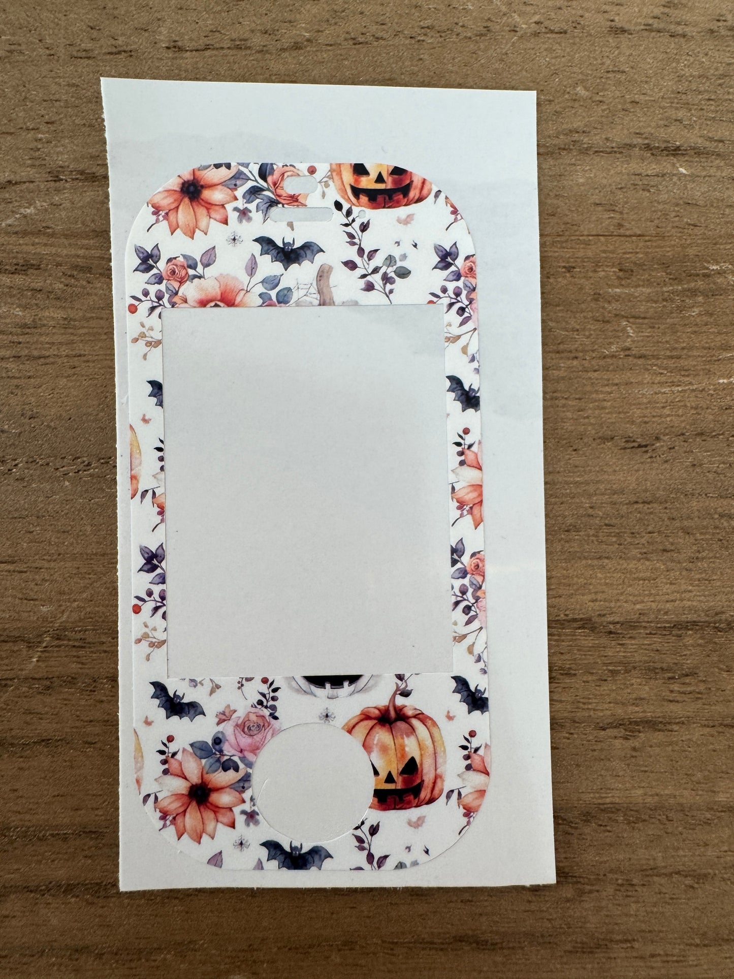 #100 Floral Pumpkins & Bats Vocera Skin