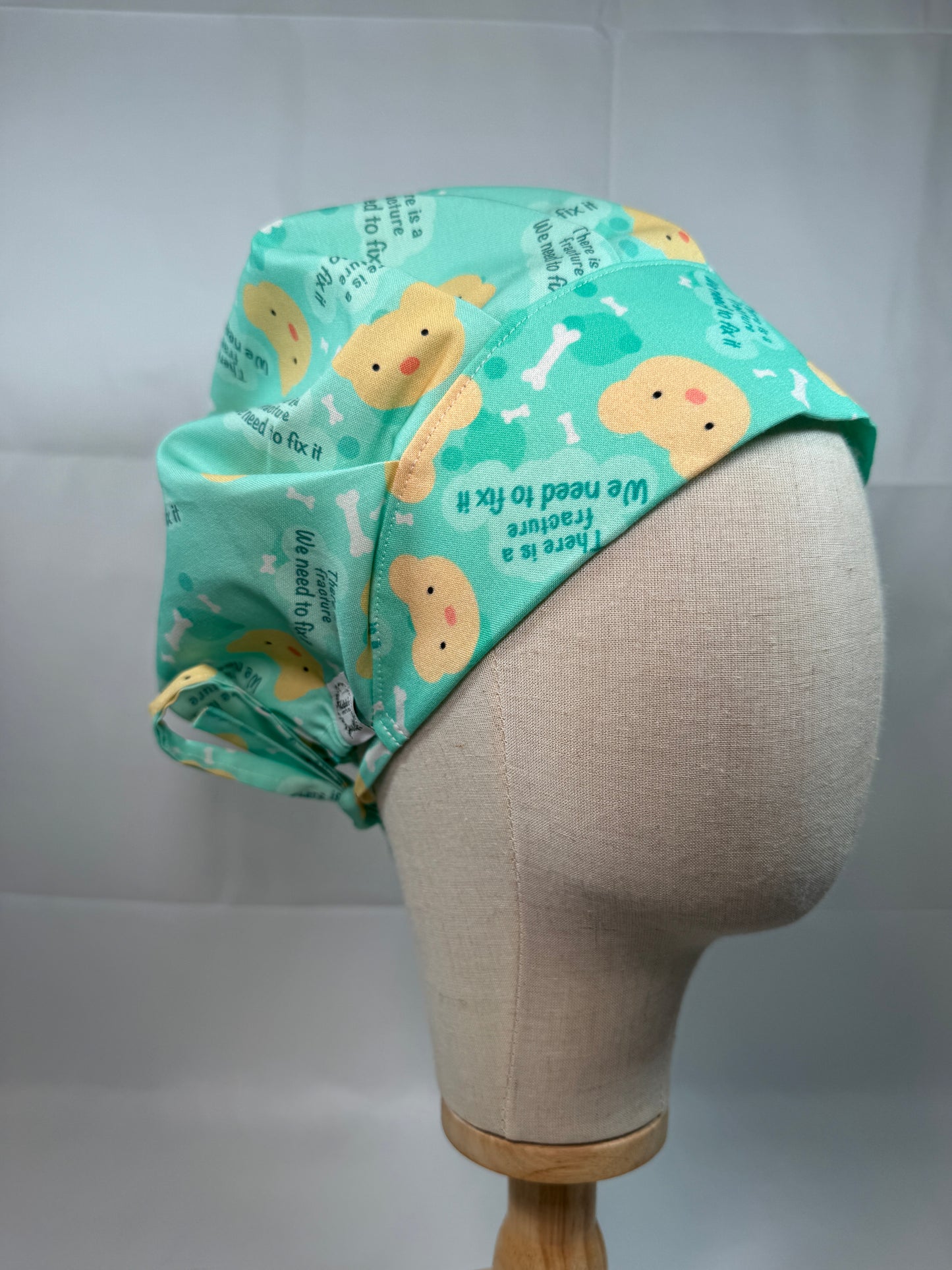 There is a Fracture We Need to Fix It Scrub Cap - Satin Lining Available - Multiple Styles