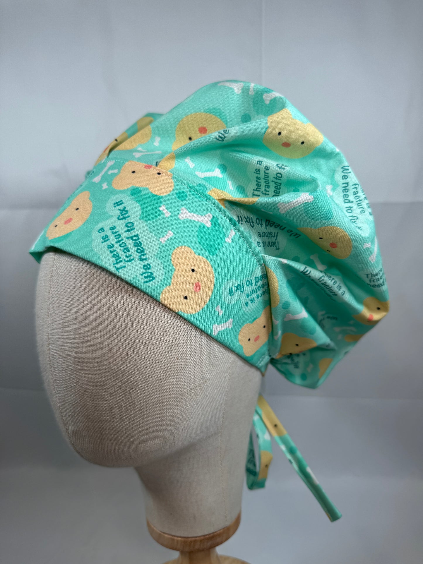 There is a Fracture We Need to Fix It Scrub Cap - Satin Lining Available - Multiple Styles