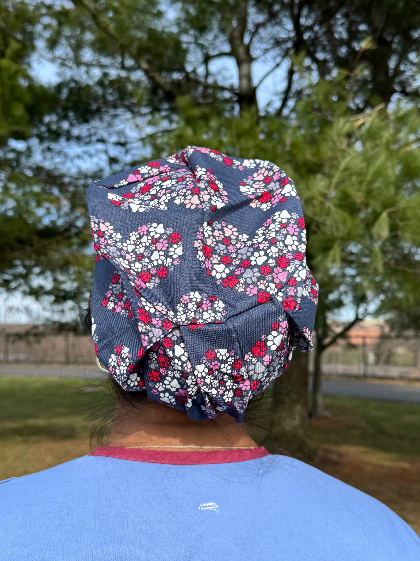 Paw of Hearts Scrub Cap - Multiple Styles