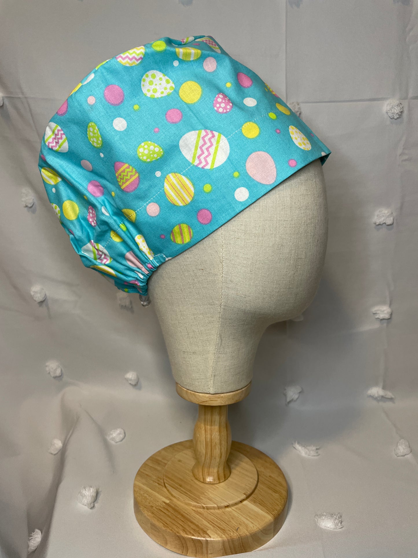 Teal Easter Eggs Scrub Cap - Multiple Styles