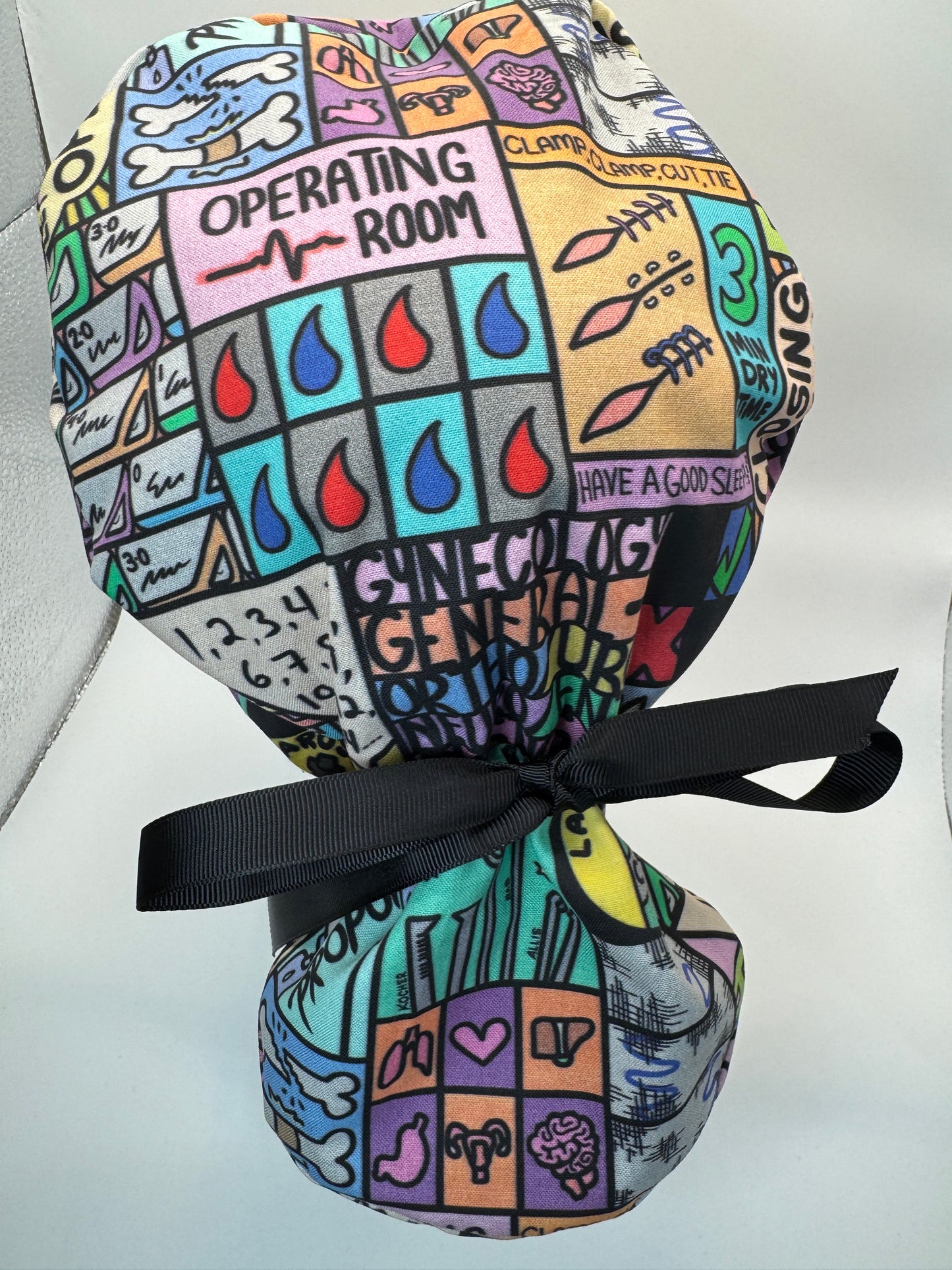 OR Items Scrub Cap - Satin Lining Available - Multiple Styles