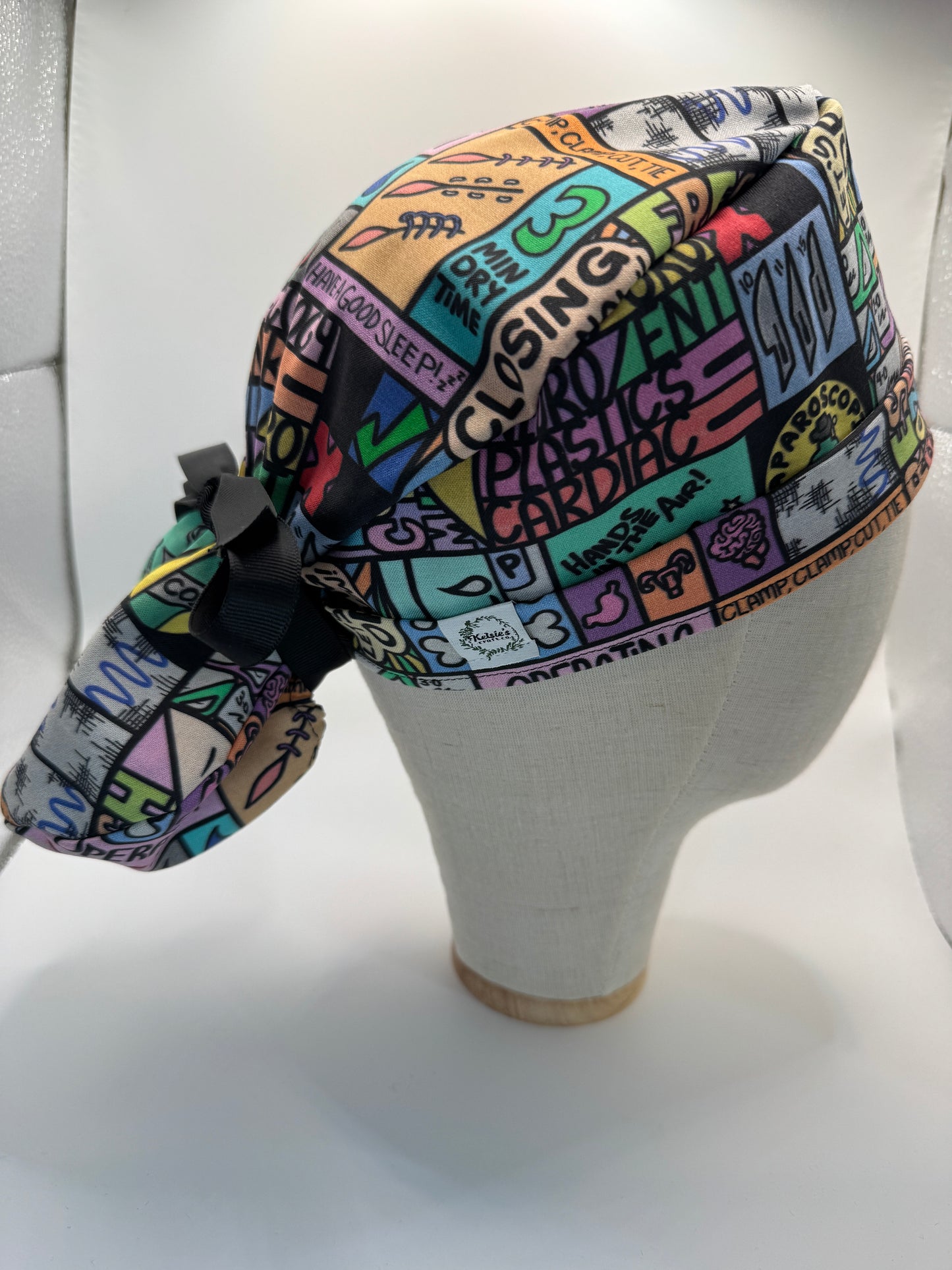 OR Items Scrub Cap - Satin Lining Available - Multiple Styles