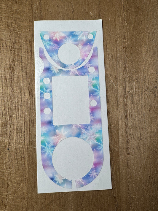 #48 Galaxy Snowflakes Vocera Skin