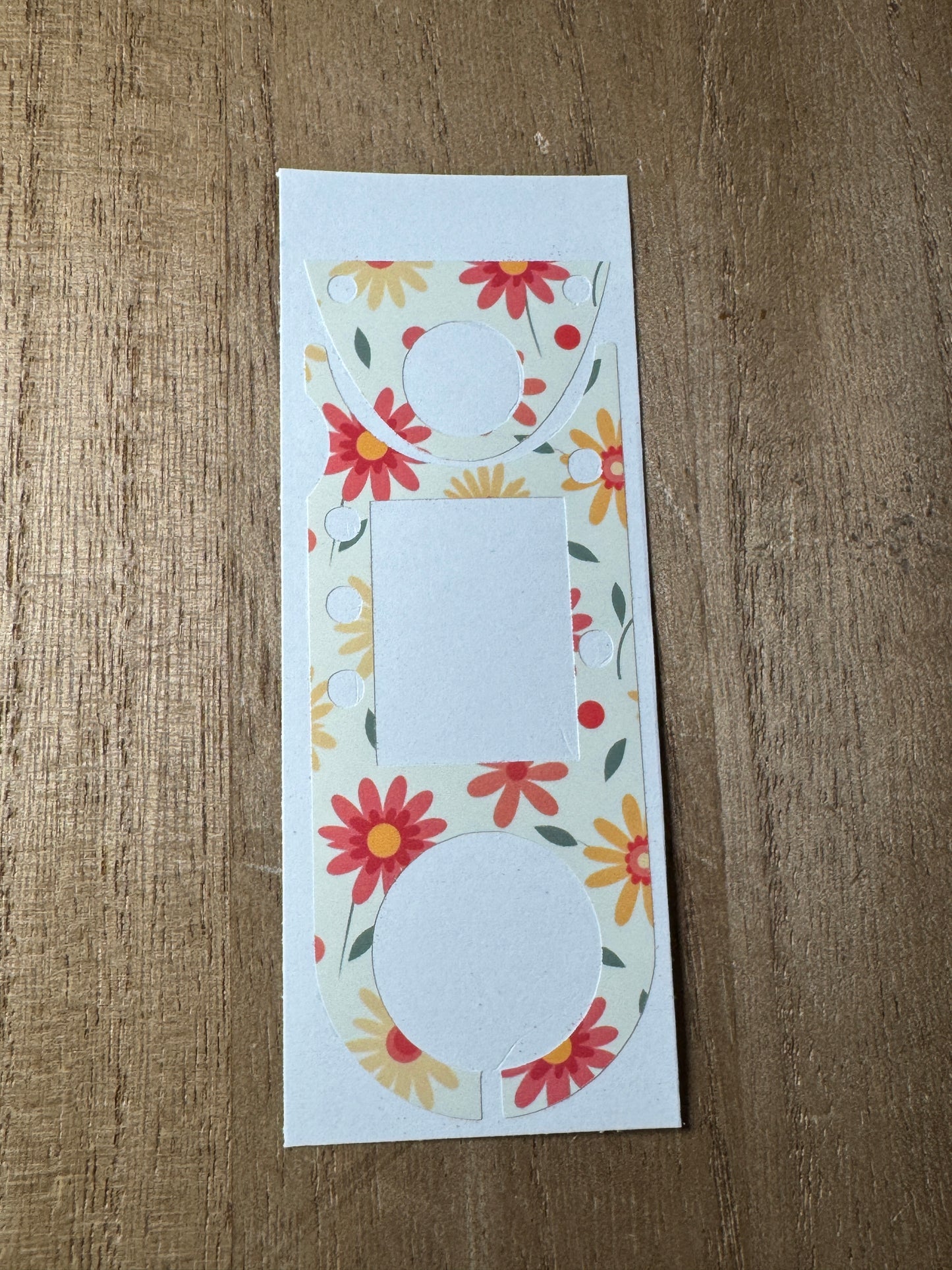 # 54 Orange Floral Vocera Skin