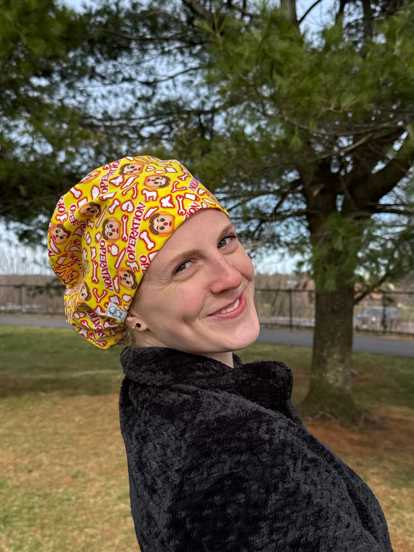 Scrub Cap in Operation Fabric - Satin Lining Available - Multiple Styles