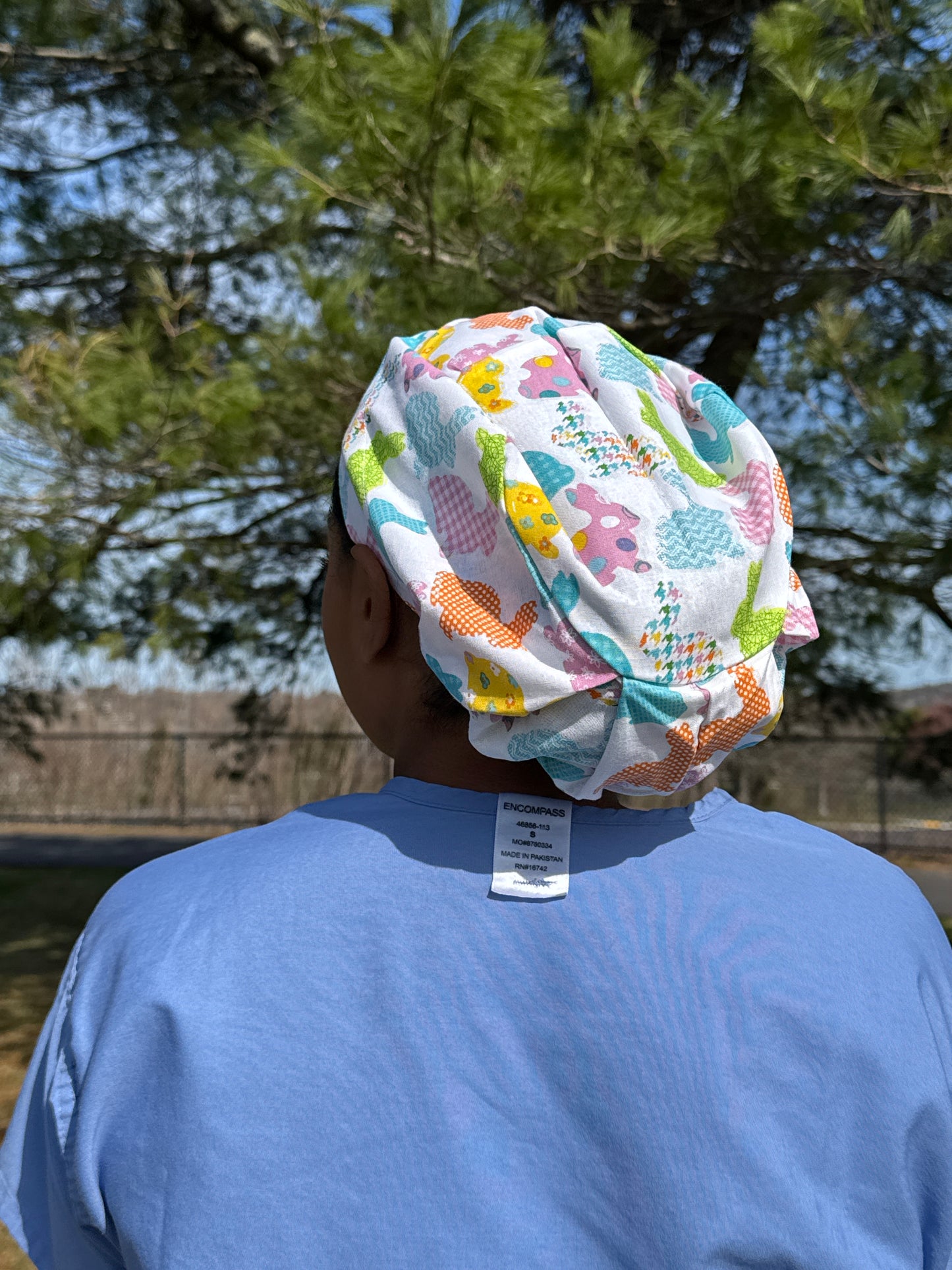 Easter Bunnies Scrub Cap - Multiple Styles