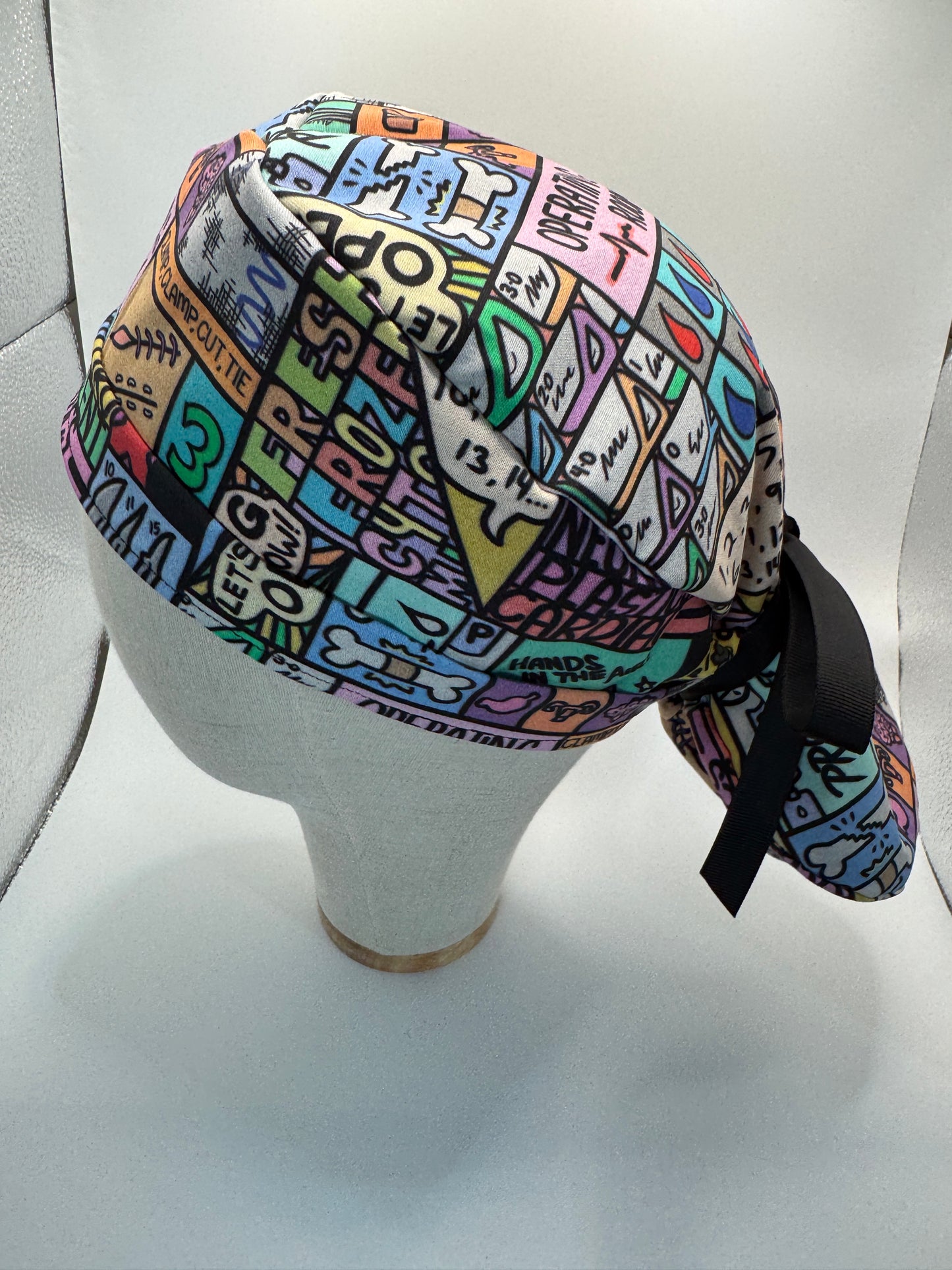 OR Items Scrub Cap - Satin Lining Available - Multiple Styles
