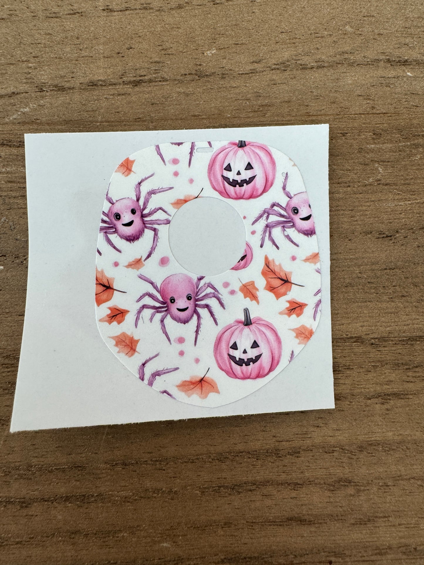 #91 Purple Halloween Pumpkin & Spider Vocera Skin
