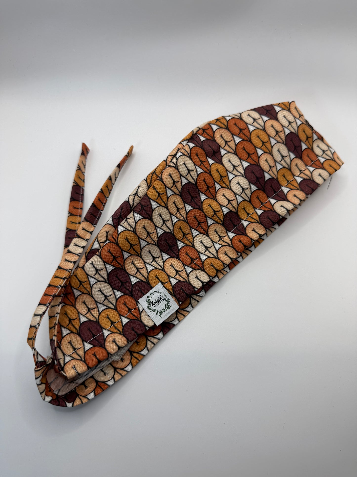 Buttoms Up Scrub Cap - Satin Lining Available - Multiple Styles