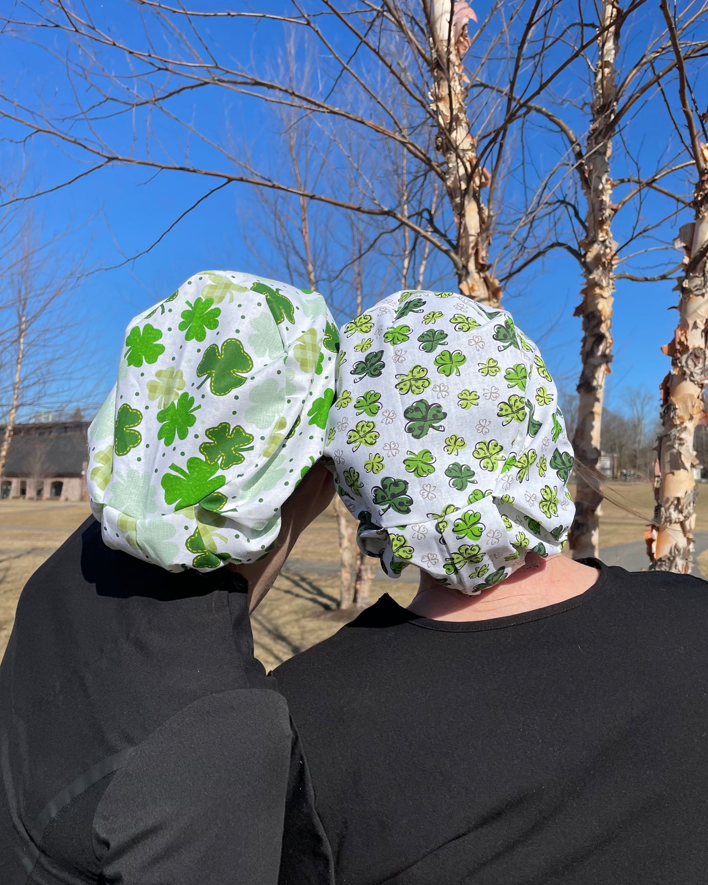 Small Shamrocks Scrub Cap - Multiple Styles