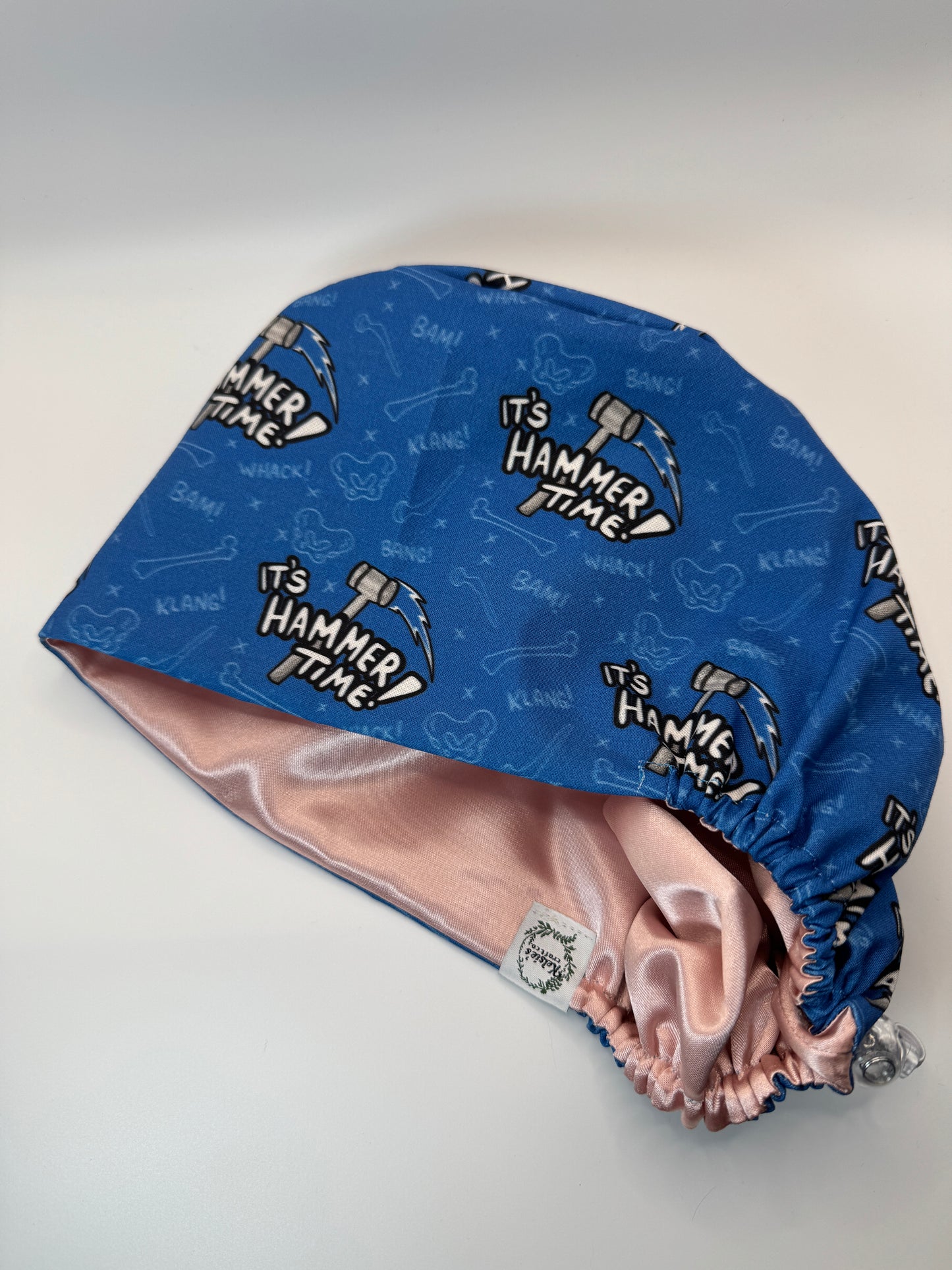 "It's Hammer Time" Scrub Cap - Satin Lining Available - Multiple Styles