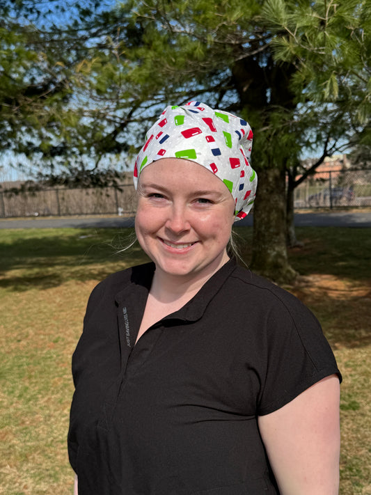 Popsicles Scrub Cap - Satin Lining Available - Multiple Styles