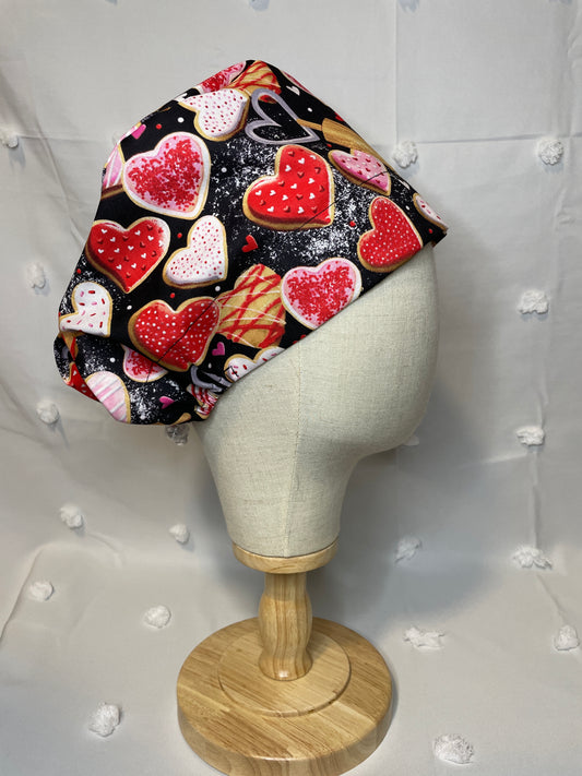 Heart Shaped Cookies Scrub Cap - Multiple Styles