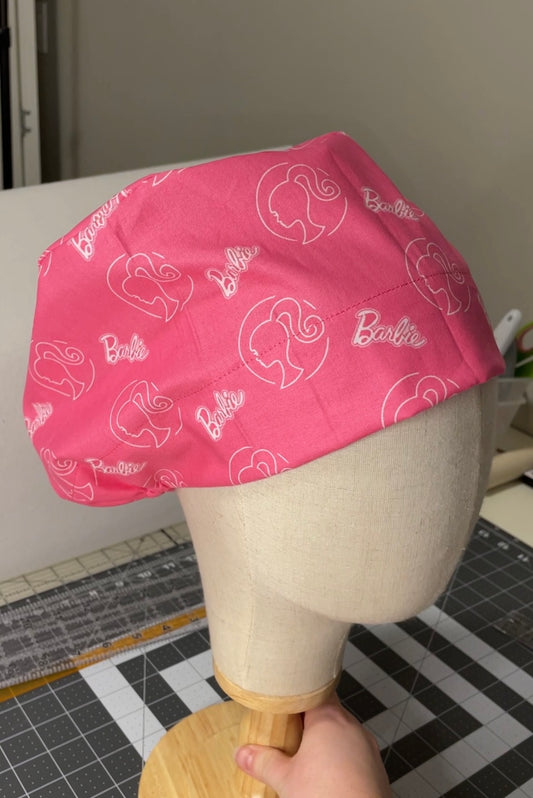 Scrub Cap in Barbie Fabric - European Style*