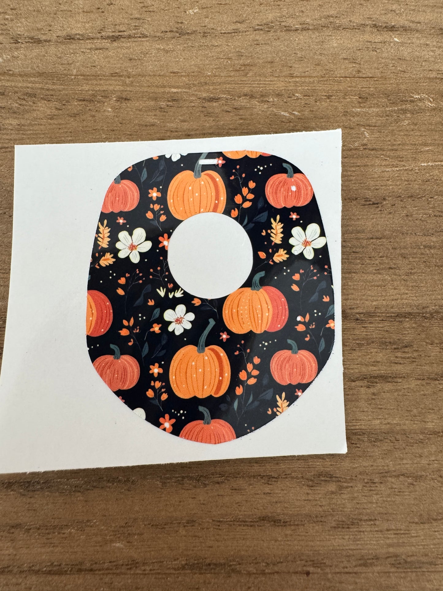 #98 Pumpkins on Black Vocera Skin