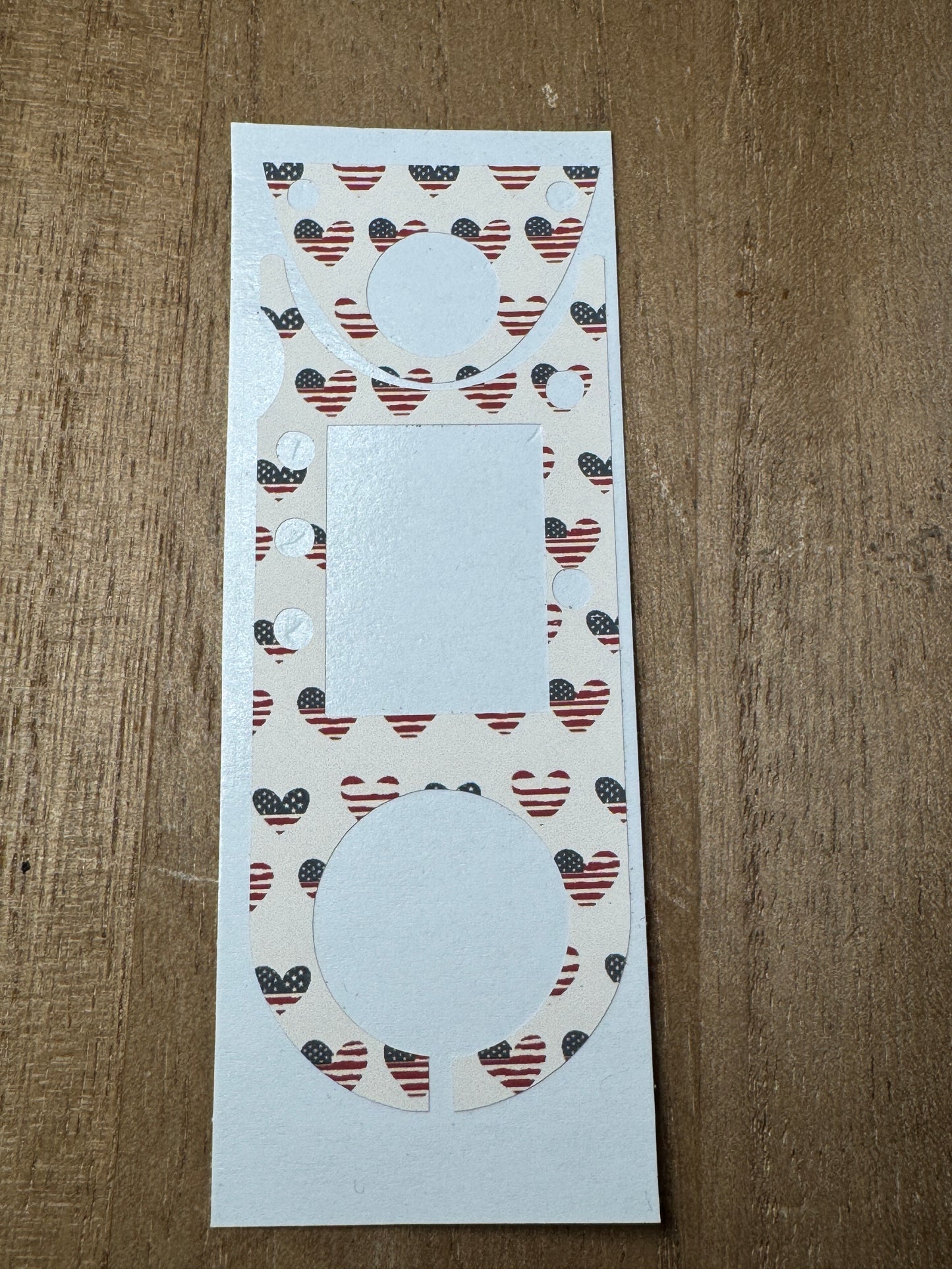 #43 American Flag Hearts Vocera Skin