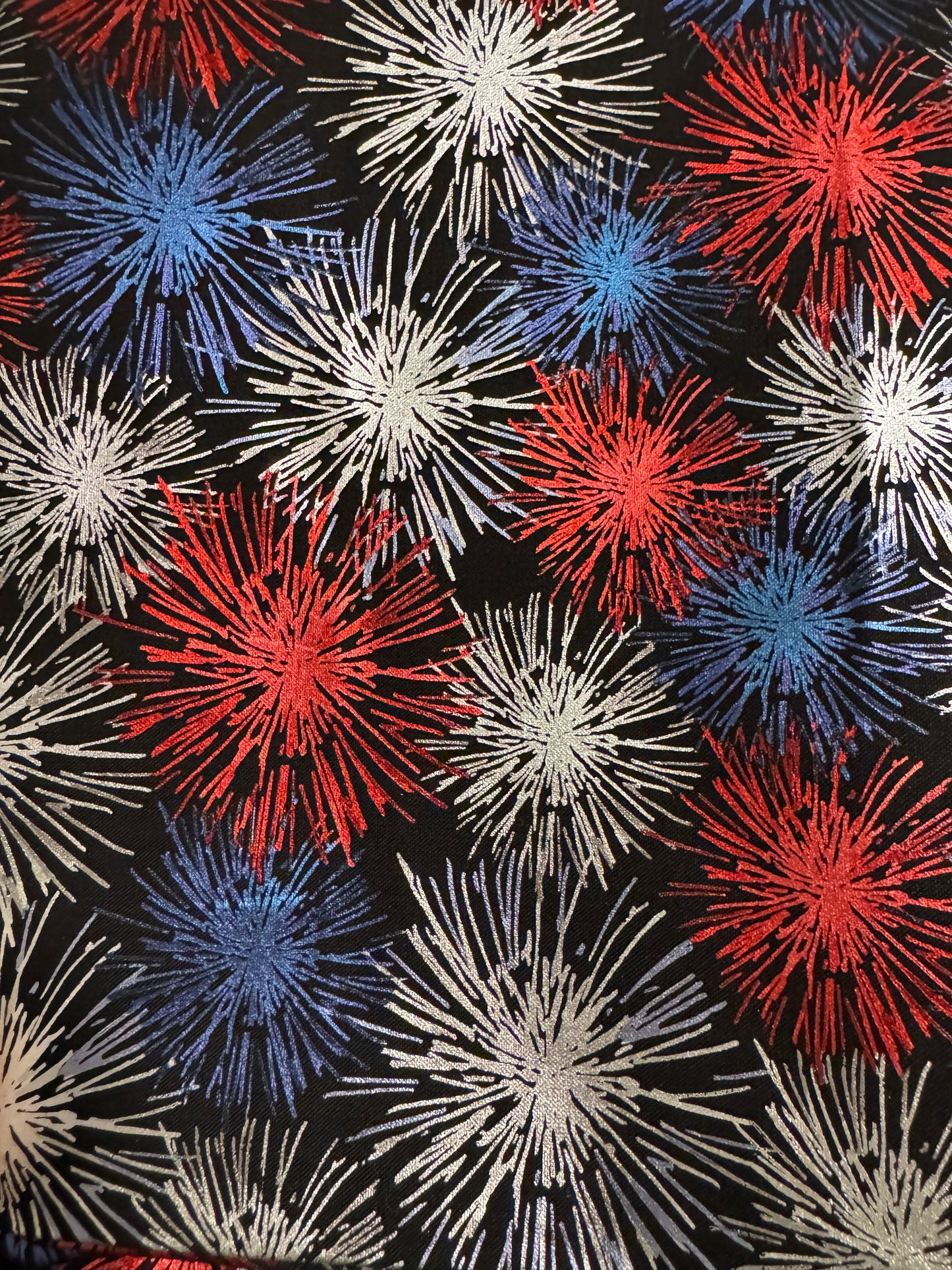 Metallic Fireworks Scrub Cap - Satin Lining Available - Multiple Styles