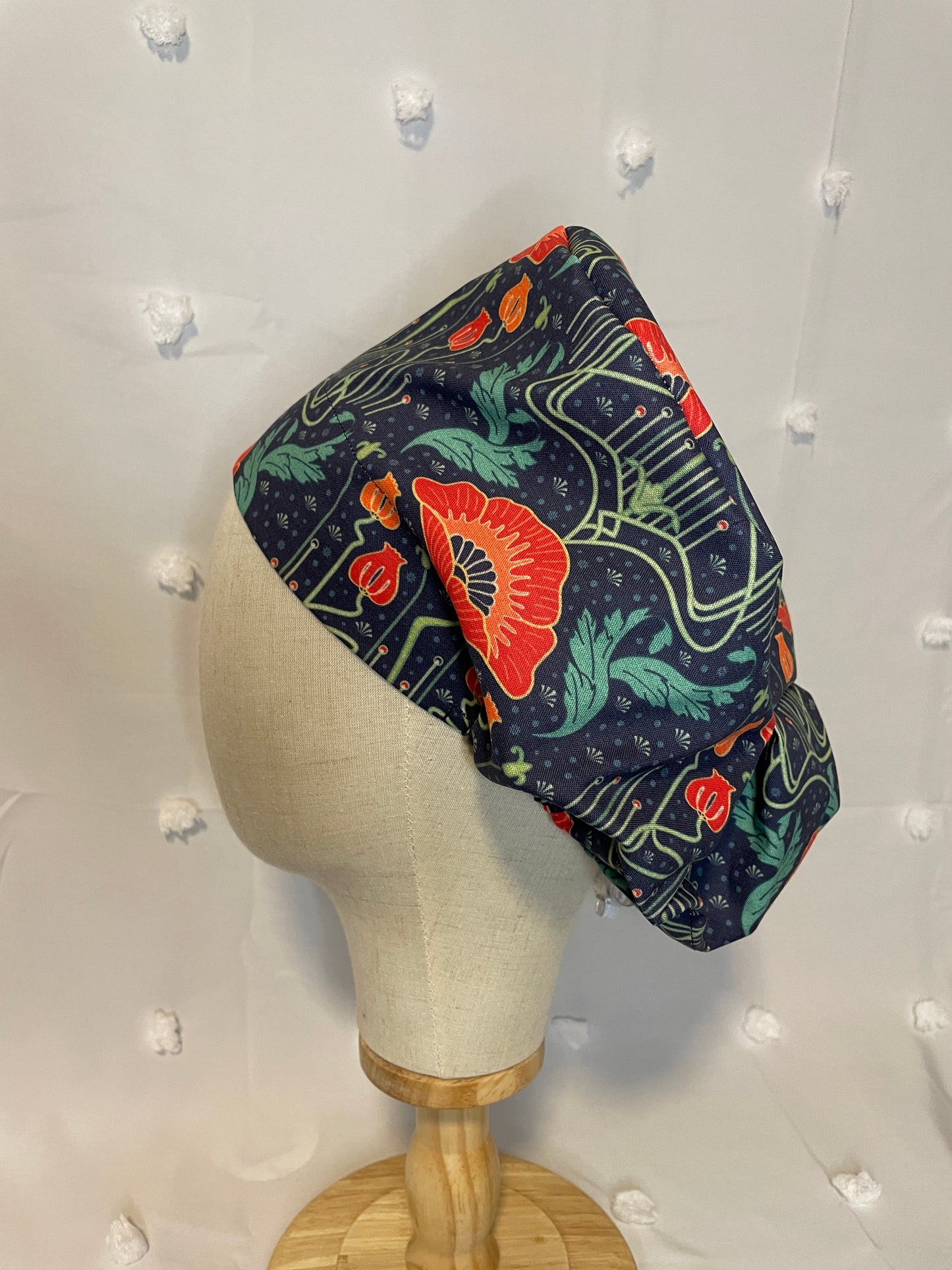 Artistic Poppies Scrub Cap - Multiple Styles