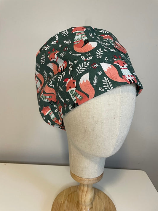 Fox in Sweaters Scrub Cap - Multiple Styles