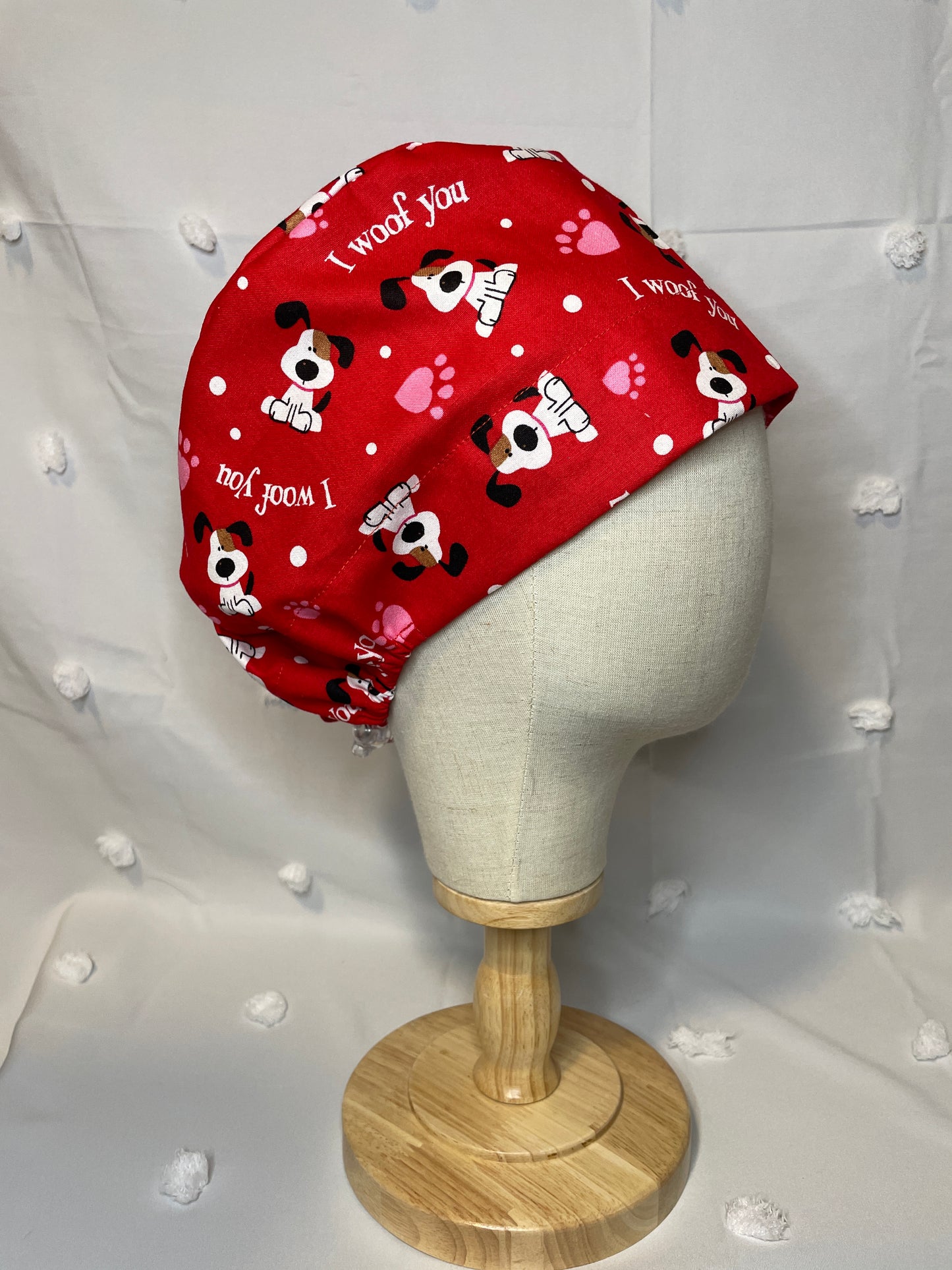"I Woof You" Scrub Cap - Multiple Styles