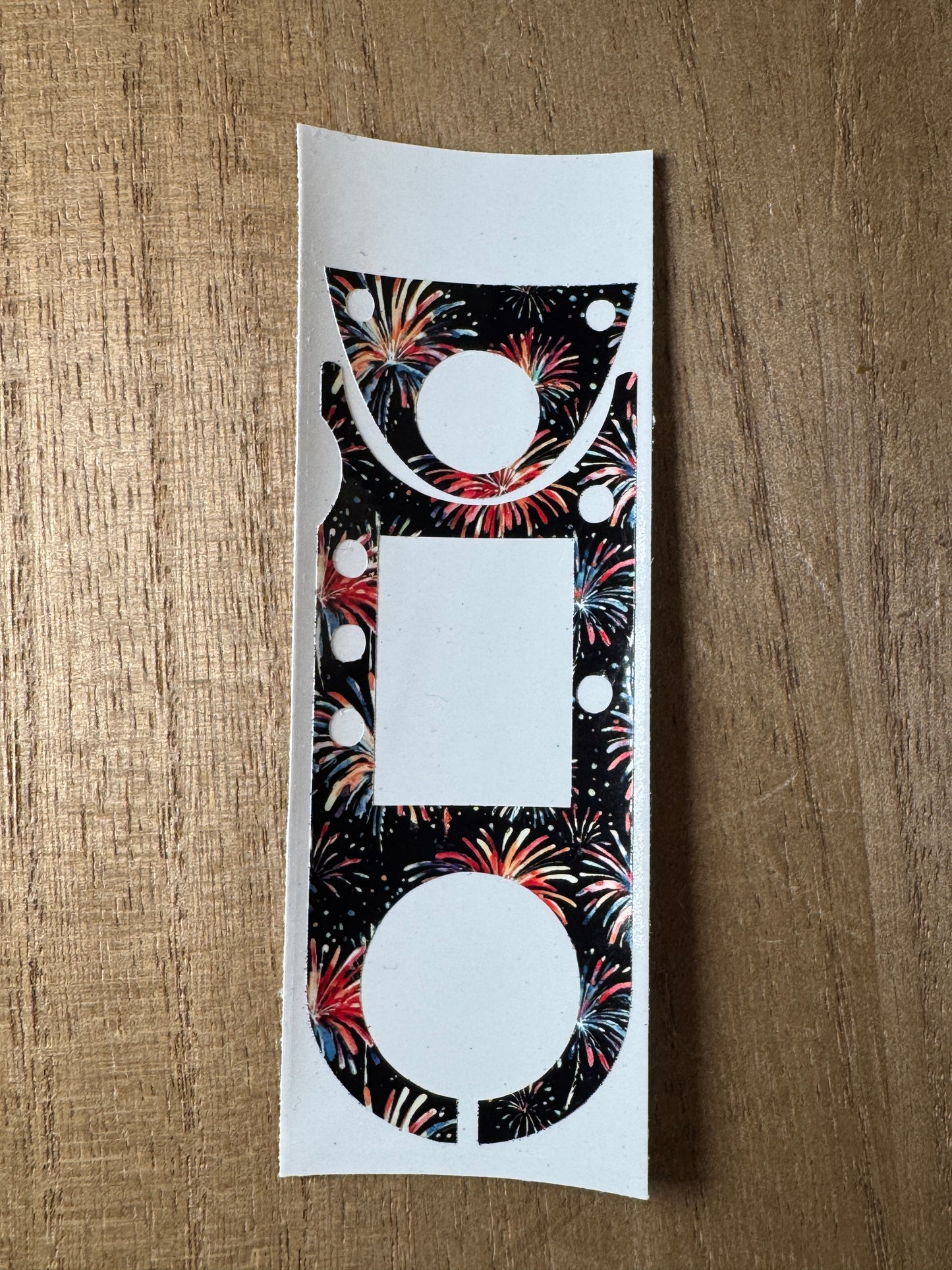 #41 Fireworks on Black Vocera Skin