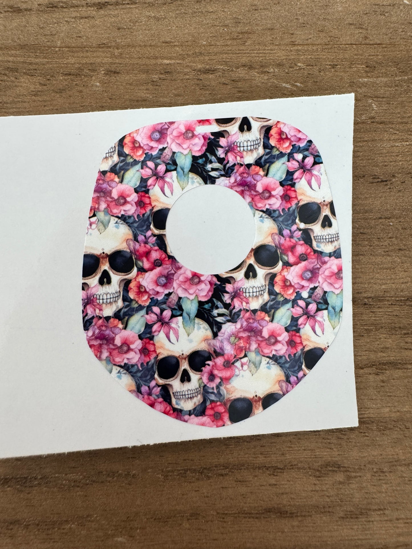 #99 Skulls & Floral Vocera Skin