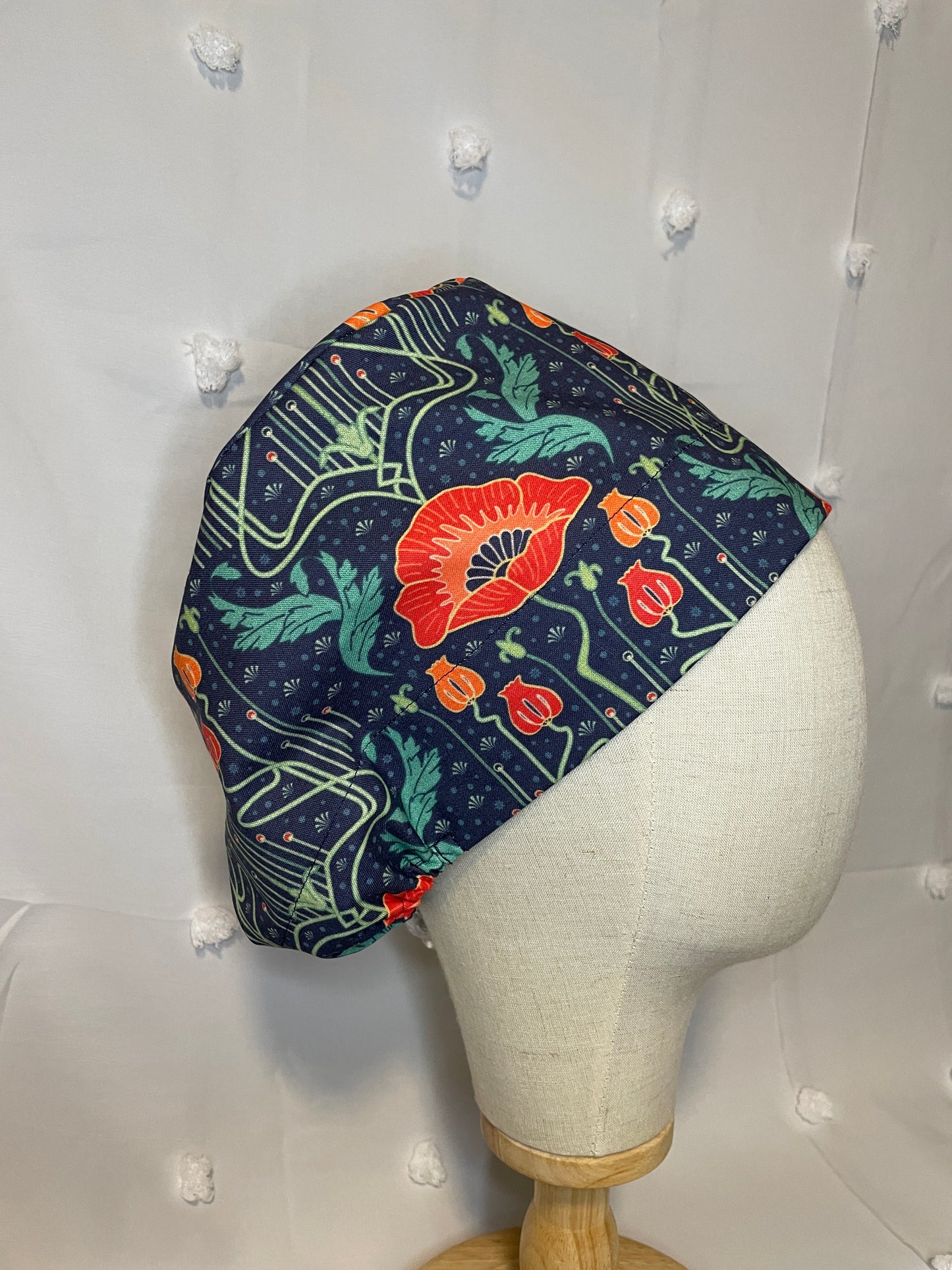 Artistic Poppies Scrub Cap - Multiple Styles