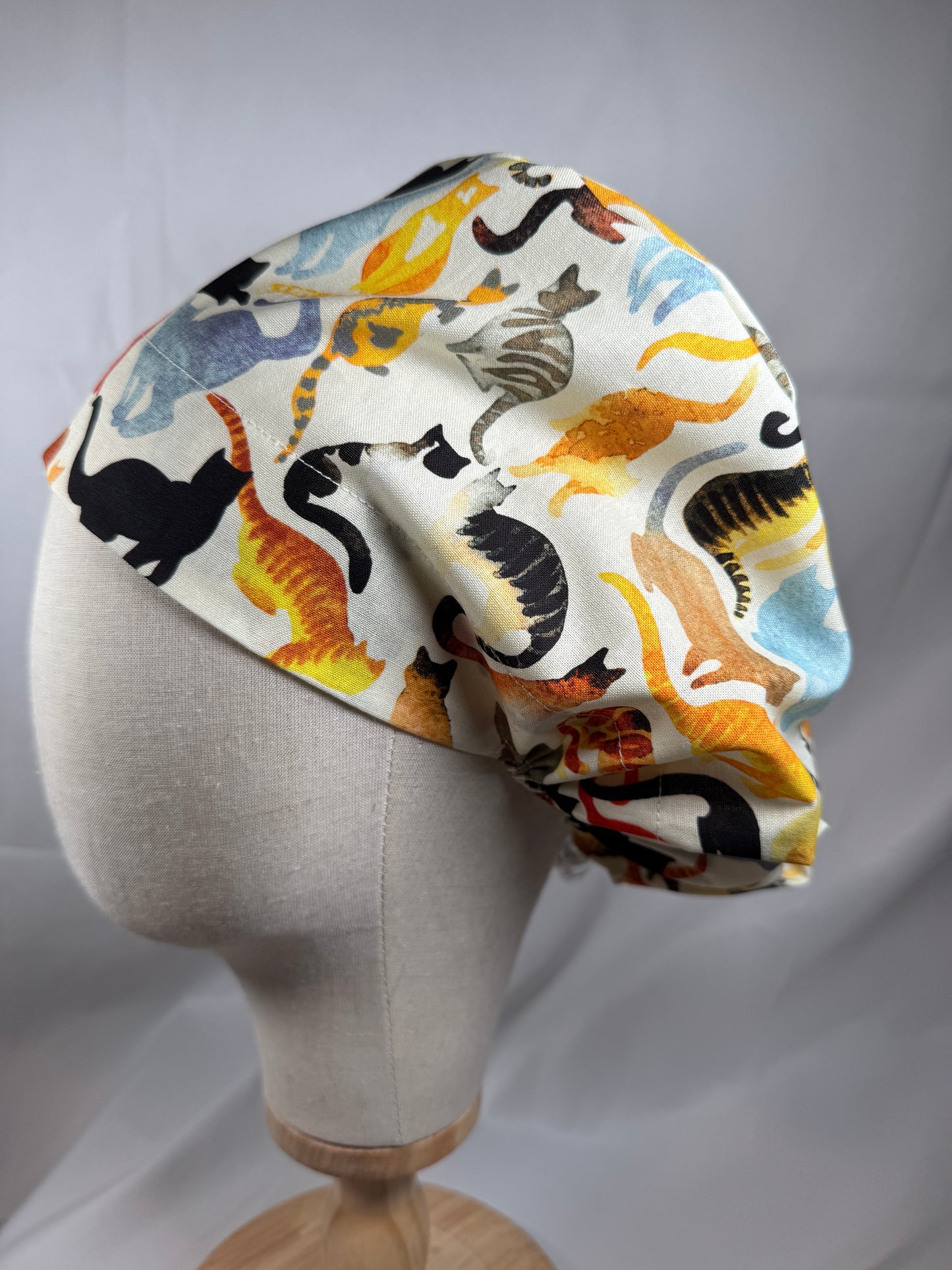 Watercolor Cats Scrub Cap - Multiple Styles