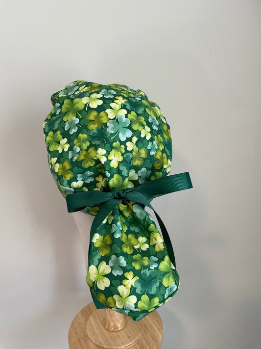Multicolored Shamrocks Scrub Cap - Multiple Styles
