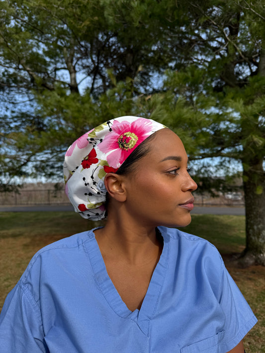 Silky Peach Skin Scrub Caps - European Style - All Fabric Options