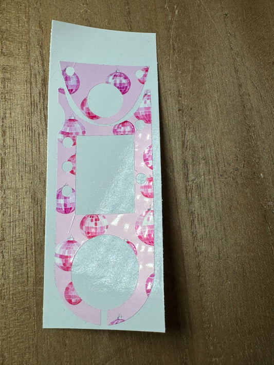 #19 Pink Disco Balls Vocera Skin