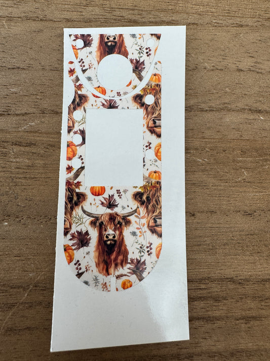 #93 Autumn Highland Cows Vocera Skin