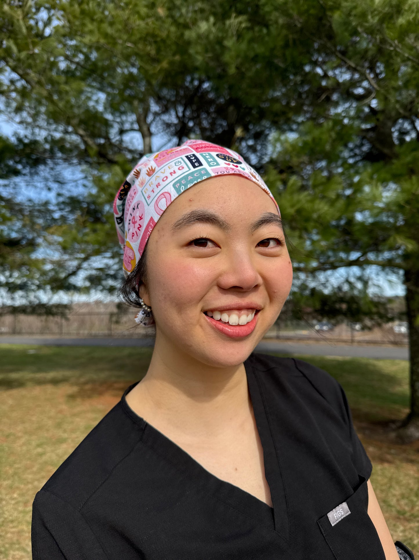 Breast Cancer Awareness Scrub Cap - Multiple Styles