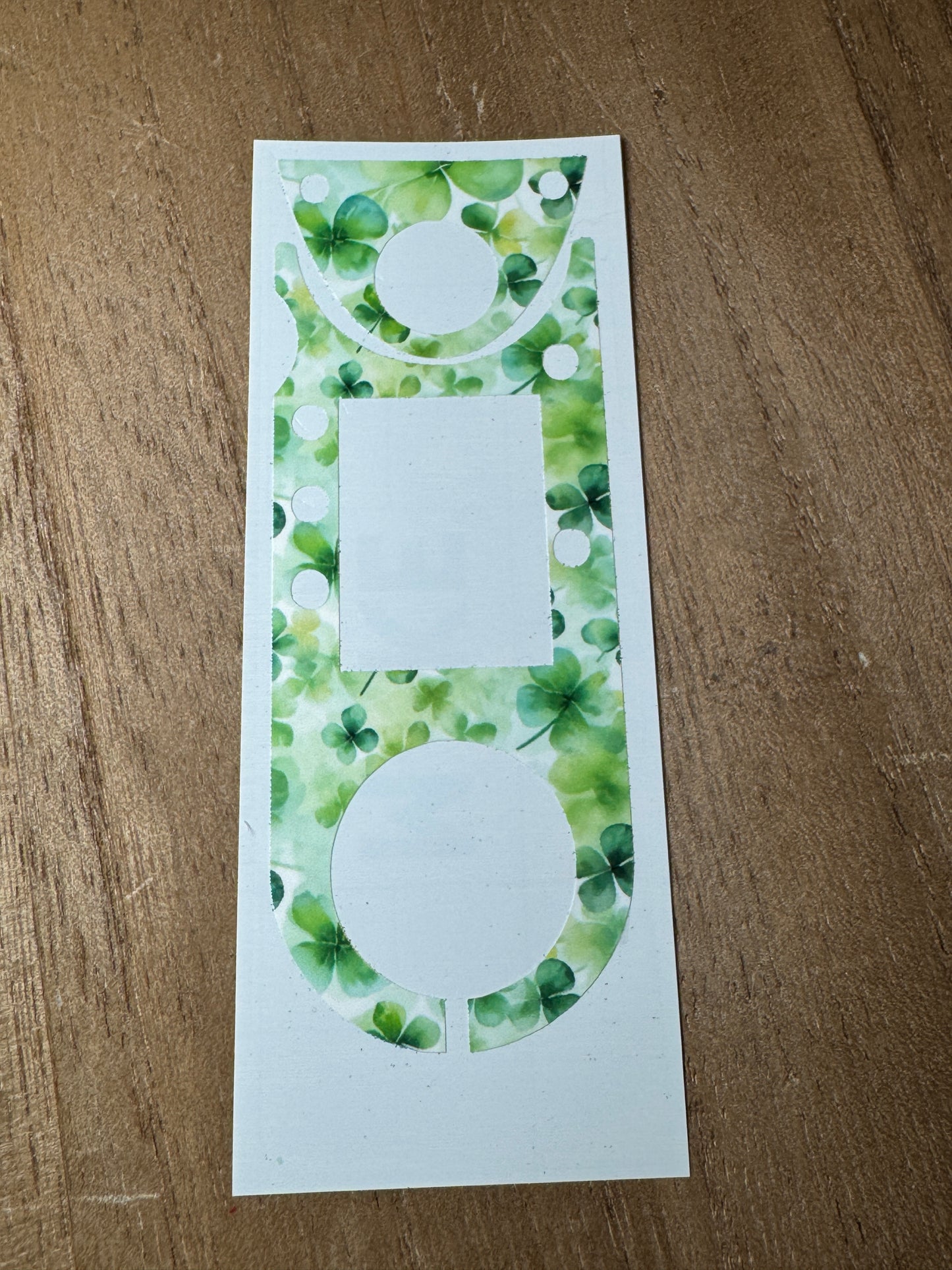 #15 Watercolor Shamrocks Vocera Skin