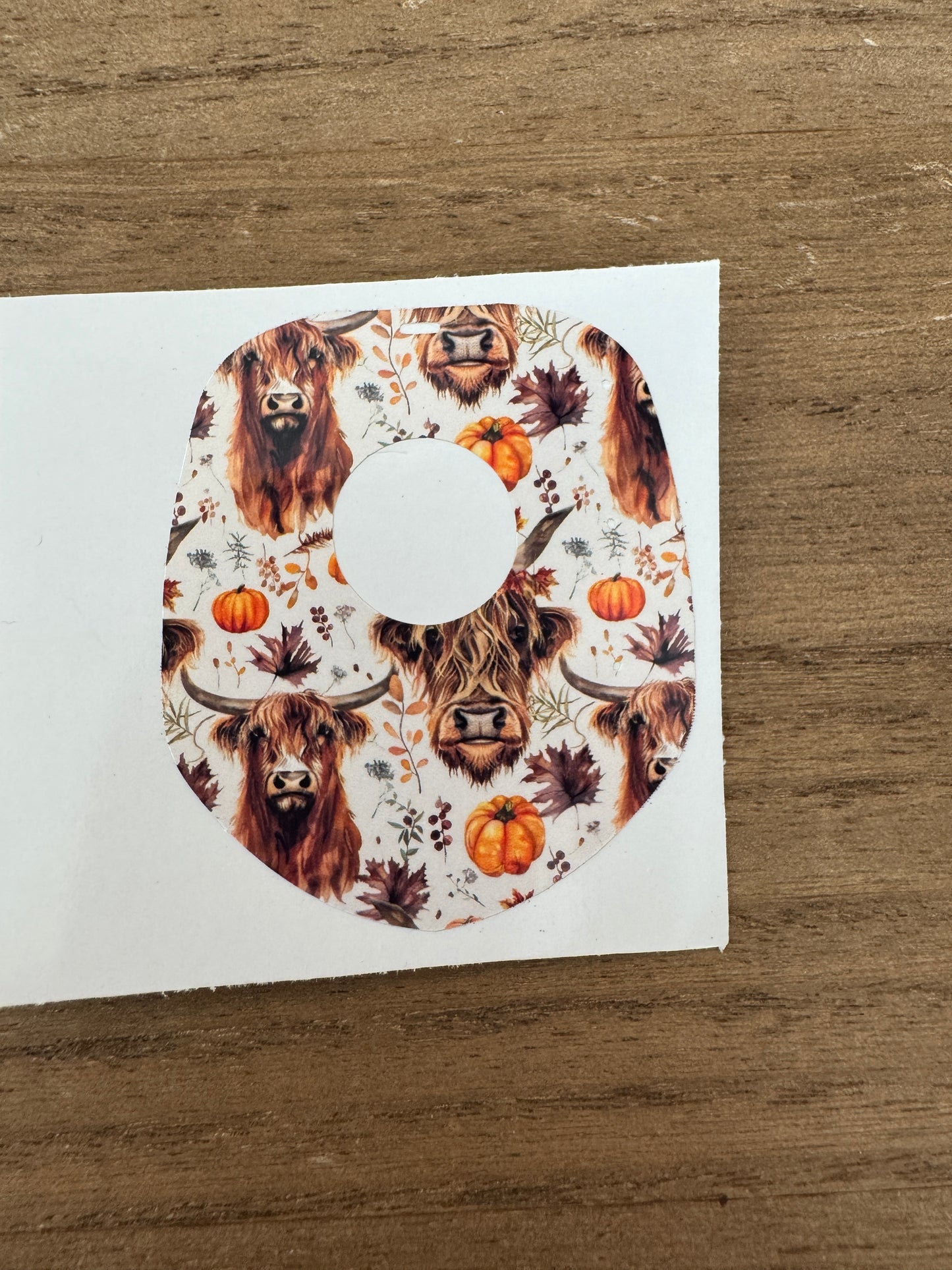 #93 Autumn Highland Cows Vocera Skin