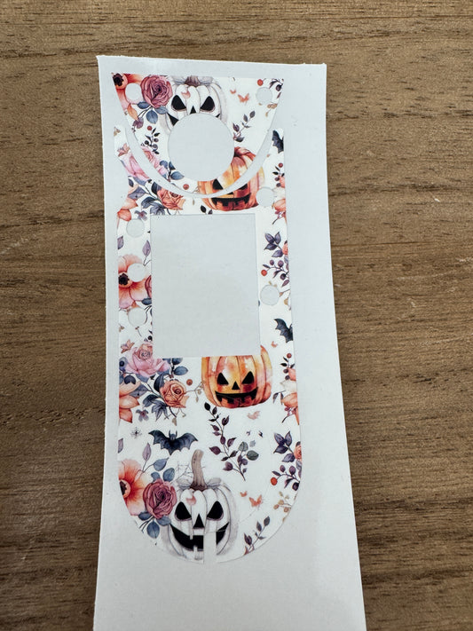 #100 Floral Pumpkins & Bats Vocera Skin