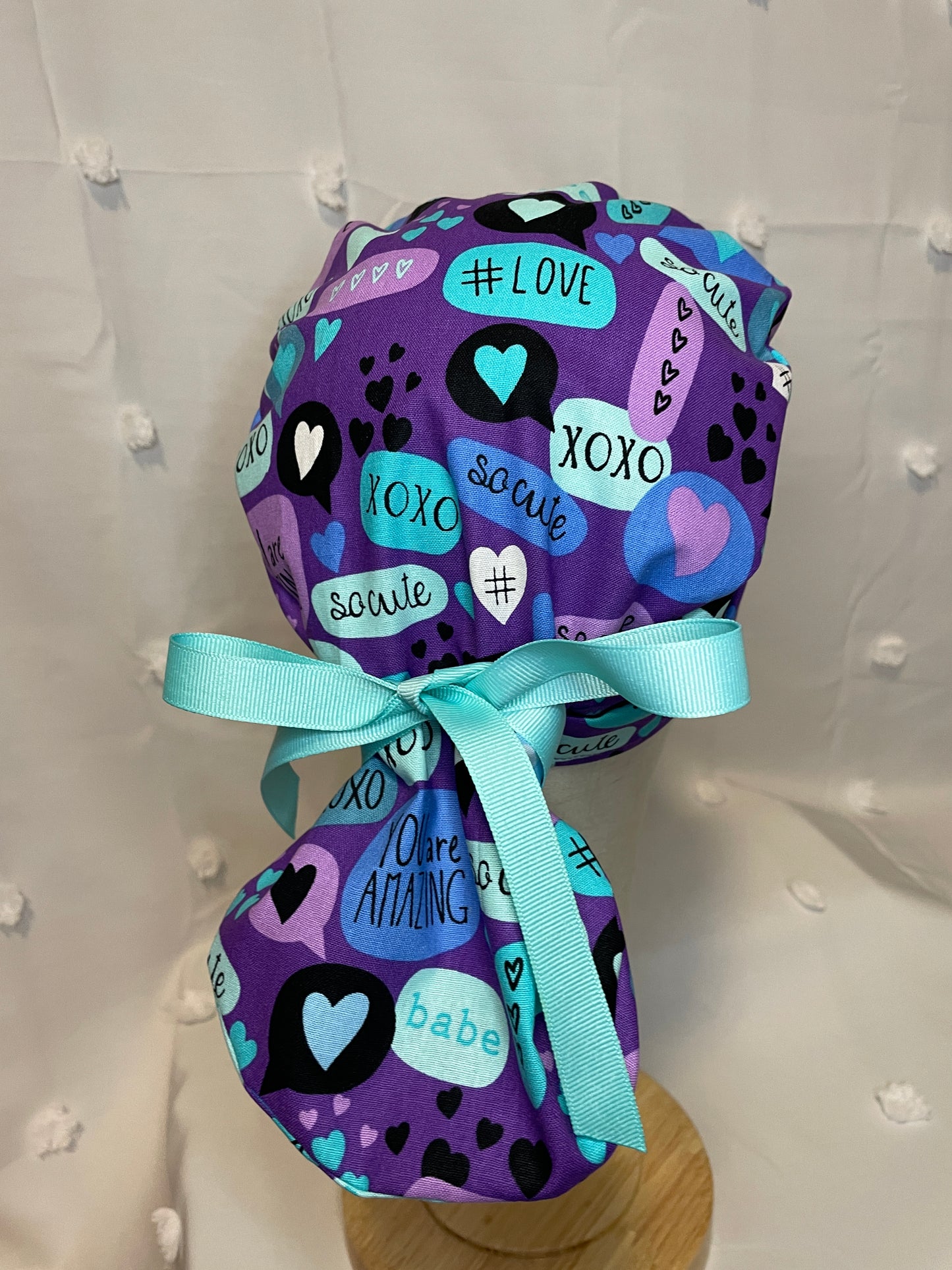 Valentine's Day Sayings Scrub Cap - Multiple Styles
