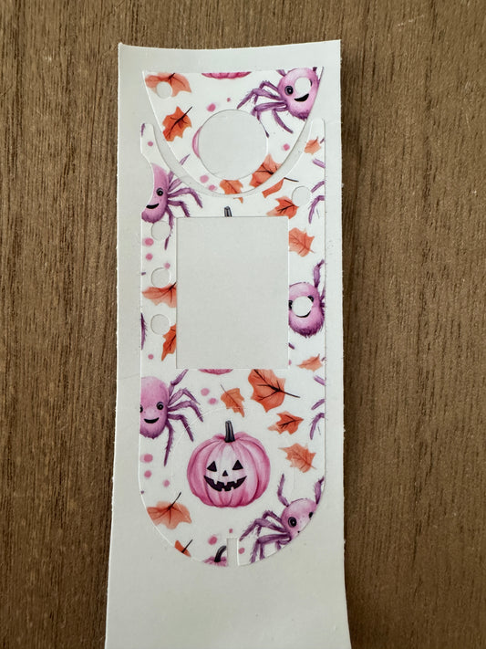 #91 Purple Halloween Pumpkin & Spider Vocera Skin