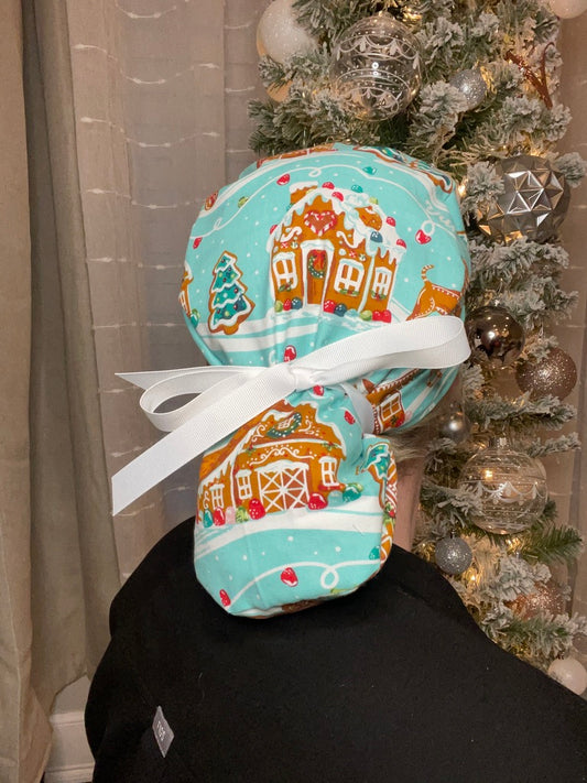 Gingerbread Houses Scrub Cap - Multiple Styles*