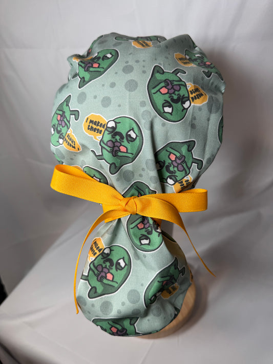 I maked these gallbladder Scrub Cap - Satin Lining Available - Multiple Styles