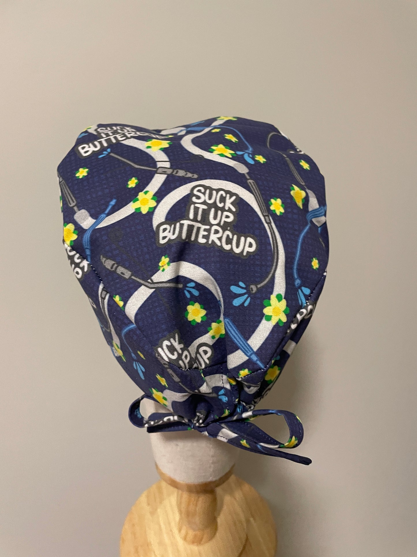 "Suck it Up Buttercup" Scrub Cap - Satin Lining Available - Multiple Styles