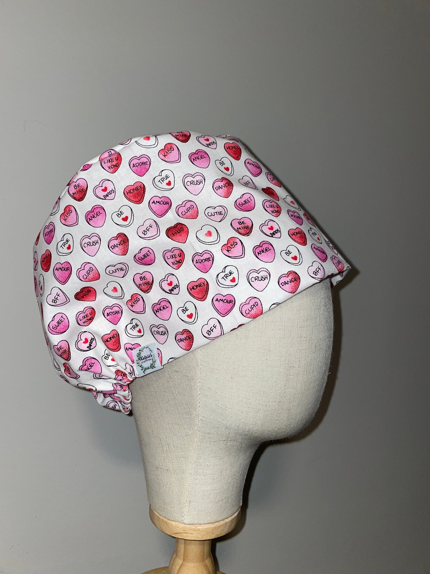 Mini Heart Candies Scrub Cap - Multiple Styles