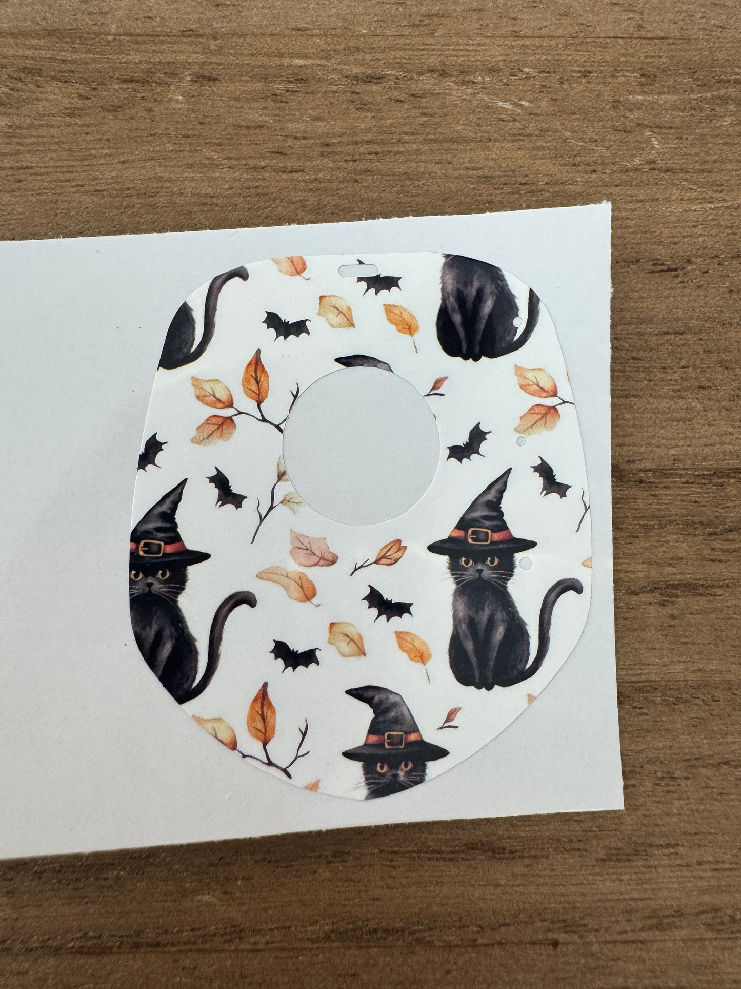 #95 Black Halloween Cat Vocera Skin