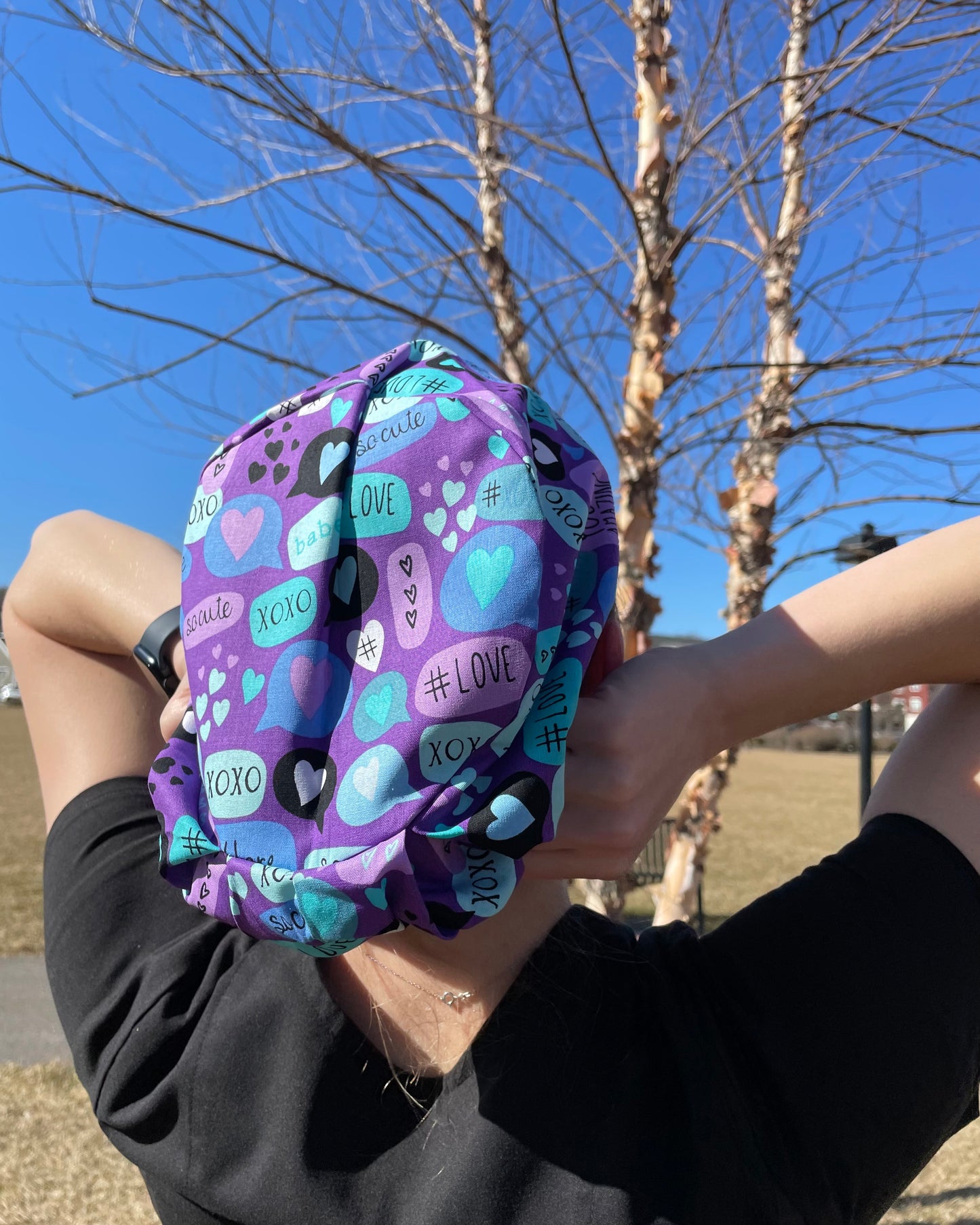 Valentine's Day Sayings Scrub Cap - Multiple Styles