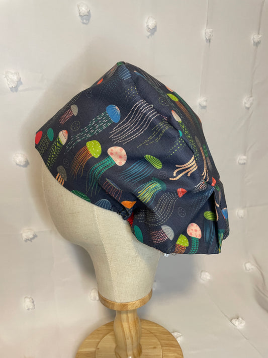 Colorful Jellyfish Scrub Cap - Multiple Styles