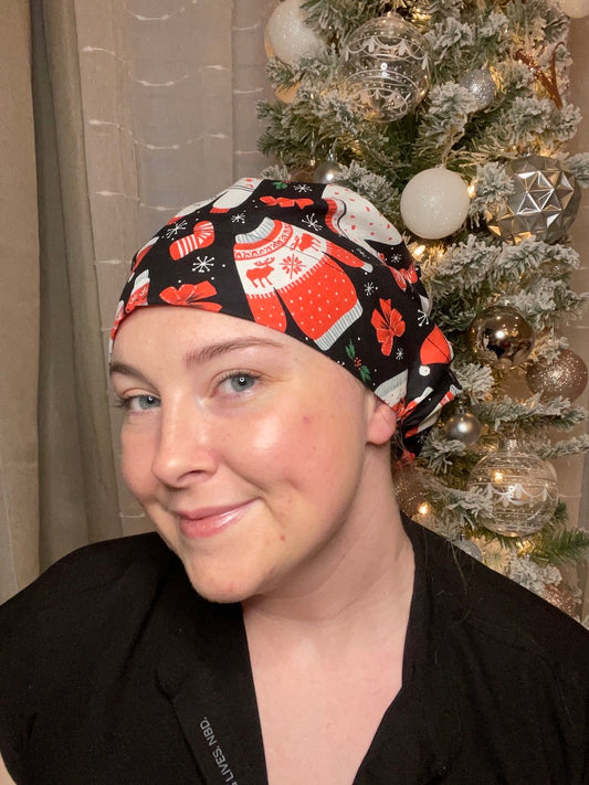 Sweater Weather Scrub Cap - European Style*